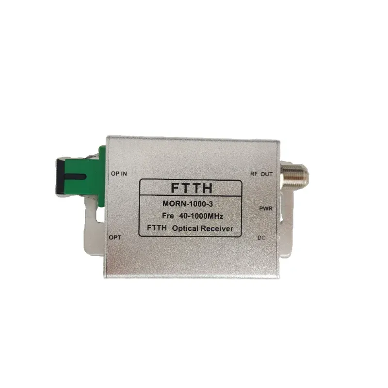 FTTH Optical Receiver  with WDM 1310/1490/1550nm FTTH Node Fiber Optical WDM Node RF Conve