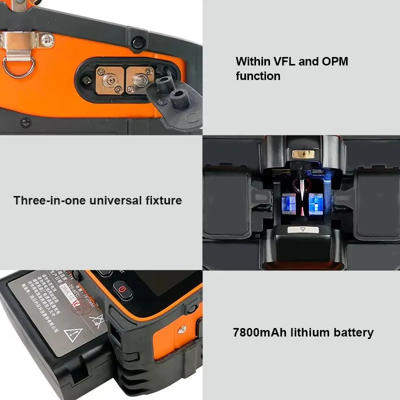 AI-9 Fiber Welding Machine Six Motor Automatic Main Line Fiber Optic Cable Fusing Equipment Fusion Splicer