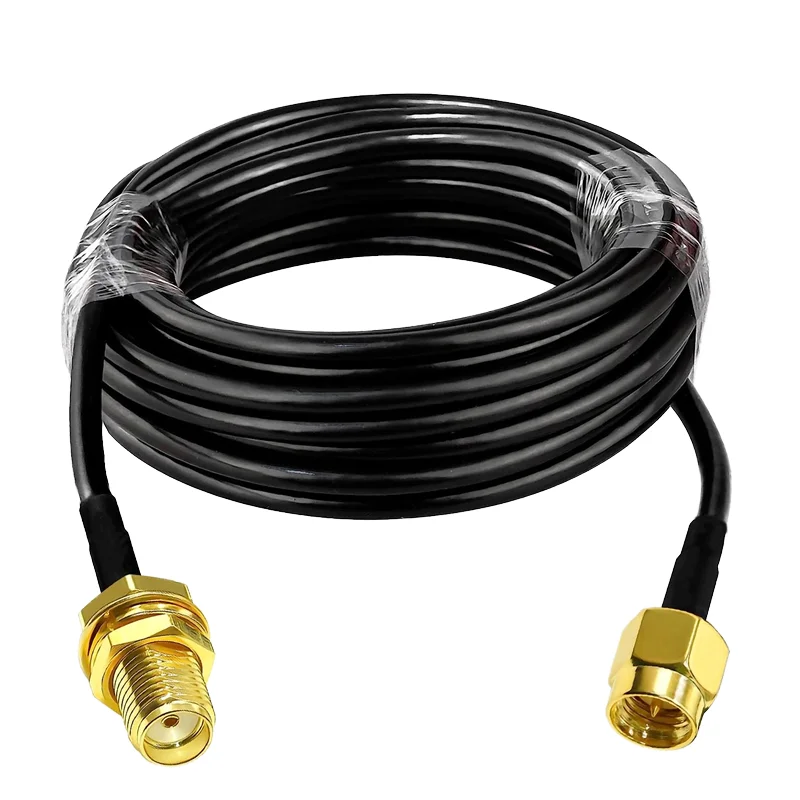 Hot Sale Jumpers  Feeder Cable LMR240 0.6M Jumper Cable with QMA Male Right Angel Connecto