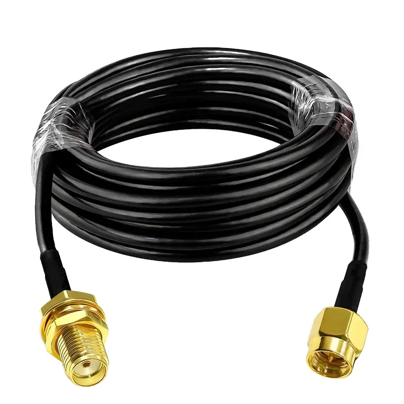 Hot Sale Jumpers  Feeder Cable LMR240 0.6M Jumper Cable with QMA Male Right Angel Connecto