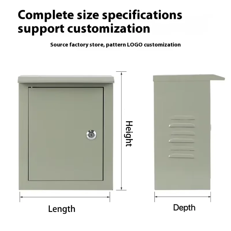 RH Customizable Outdoor Power Control Box Indoor/Outdoor IP65 Stainless Steel Galvanized Steel Powder Coated Waterproof-boxintelecom