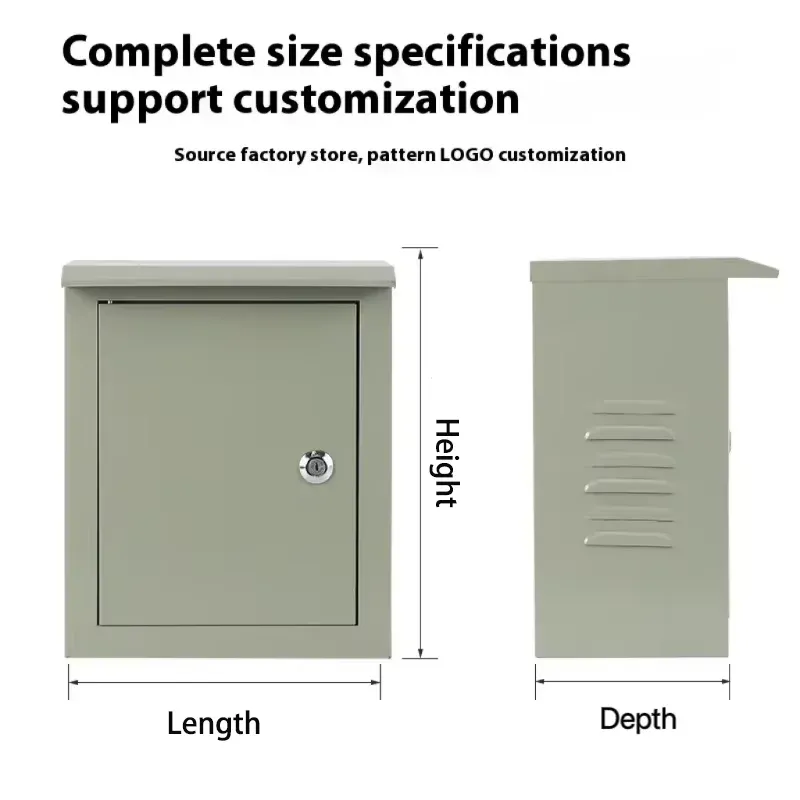 RH Customizable Outdoor Power Control Box Indoor/Outdoor IP65 Stainless Steel Galvanized Steel Powder Coated Waterproof-boxintelecom