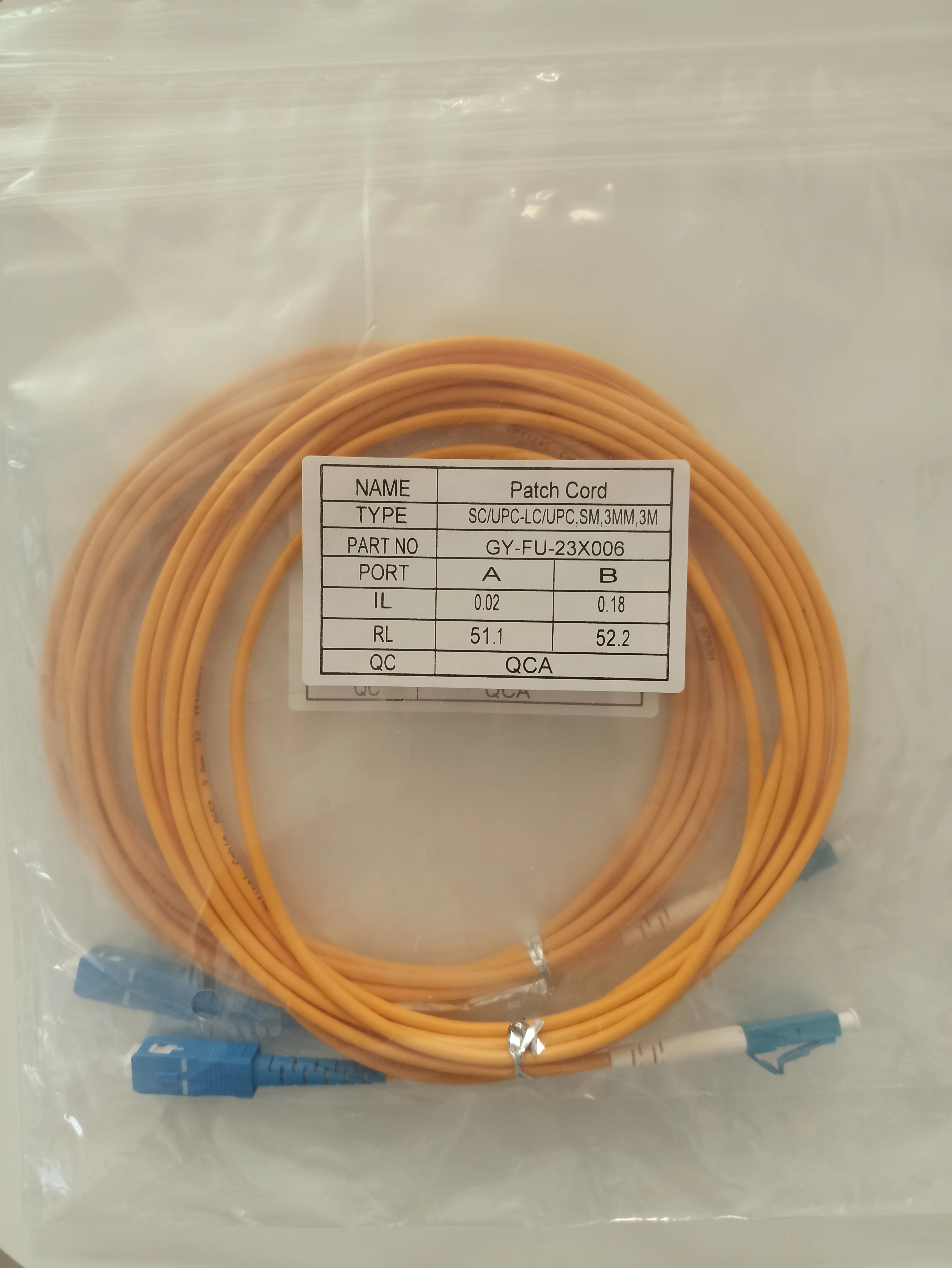 Factory supply LC Fiber patch cord Jumper optic cables Patch Cable Singlemode Duplex Multi