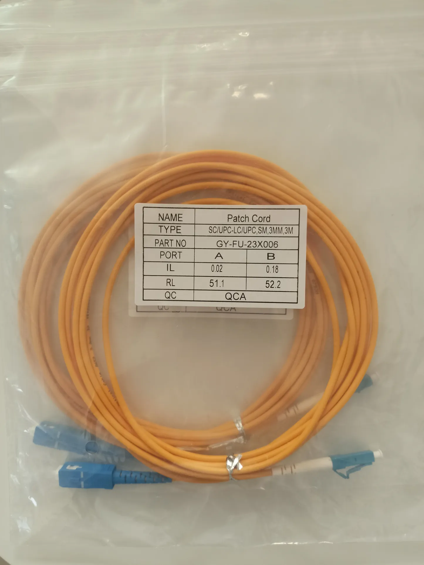Factory supply LC Fiber patch cord Jumper optic cables Patch Cable Singlemode Duplex Multi