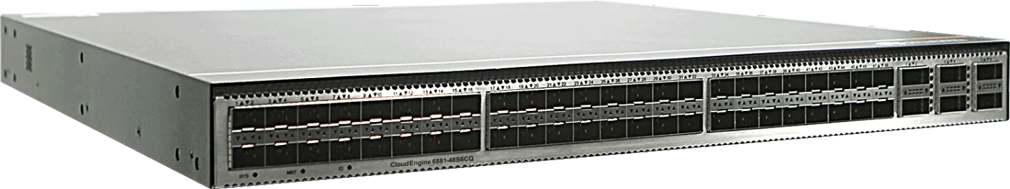 CE6881-48S6CQ-B 02352QGF Fiber Optic with 48*10g SFP+, 6*100g Qsfp28 Ethernet Switch-boxintelecom