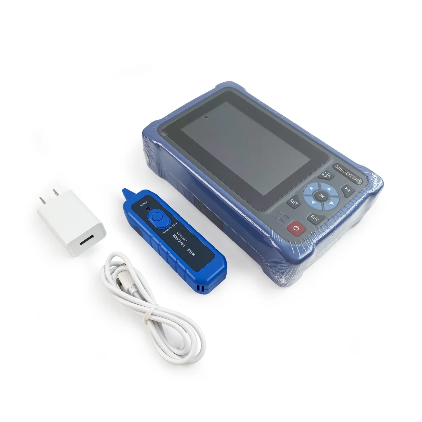NOVKER NK4000 OTDR with VFL OLS OPM Event Map Fiber Optical Tester Multi-function12 Functi