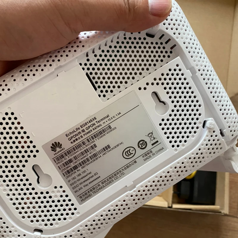 Brand New High Quality Eg8245w5 ONT GPON OptiXstar Edge ONT ONU 4G/WIFI6 3000Mbps AX POE Network TCP Connectivity