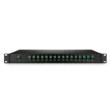 Factory price 19 inch rack mount 1x32 Fiber PLC Splitter SC/APC Connector Fiber Optic Plan