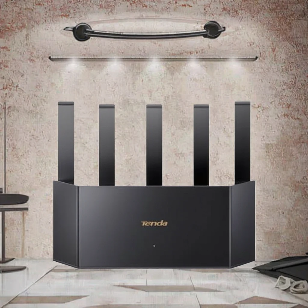 Tenda BE5100 4323Mbps Dual Band Wi-Fi 7 Home Router (RE6L Pro) 1x2.5G + 3x1G Ports New Easy Setup Security Parental Controls-boxintelecom