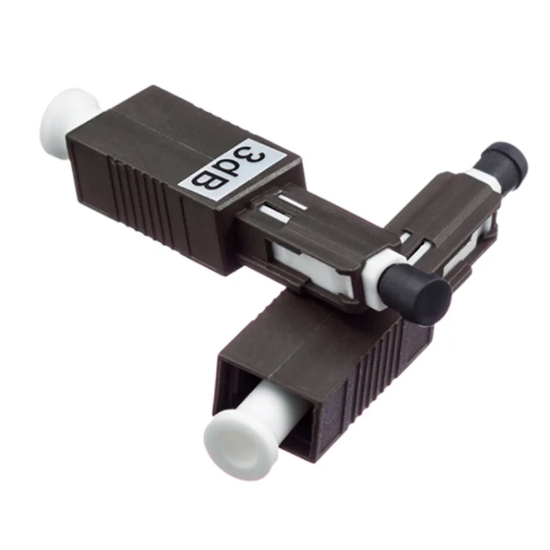 MU/UPC 3DB / 5dB Fiber Optic Attenuator - Male to Female Fixed Flange Type Optical Attenua