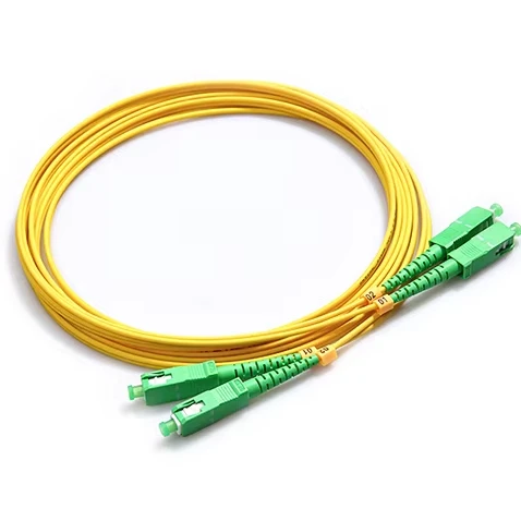 Single Mode 3m 5m SC APC Simplex Duplex G.652D Optic Fiber Patchcord SC UPC APC for FTTH 4