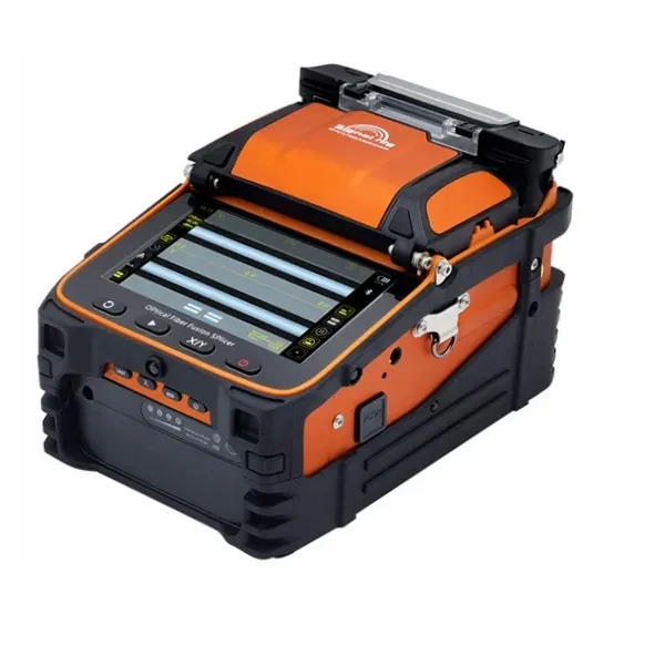 New Model Ftth Ai9 Automatic Fusion Splicing Machine   Fast Splicing 6 Motors Fiber Splicing Ai9 Machine Fusion Splicer Ai-9-boxintelecom