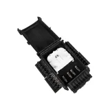F200 16 Core Black Outdoor IP68 Waterproof Fiber Splice Enclosure  FTTH Drop Cable Type  S