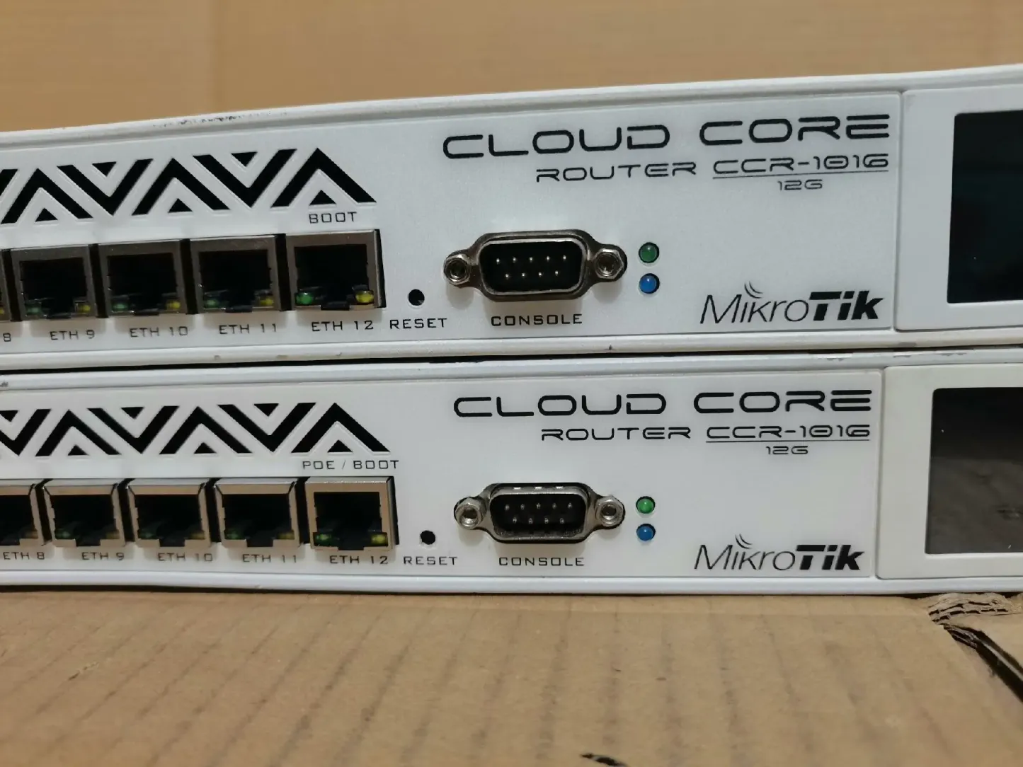 Brand new Mikrotik CCR1016-12G Industrial Grade Router with a cutting edge 16 core CPU-boxintelecom