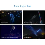 Real-Time Full Image Restoration Quadcopter UAV Full Color Strobe Light Drone DMD V4 for D