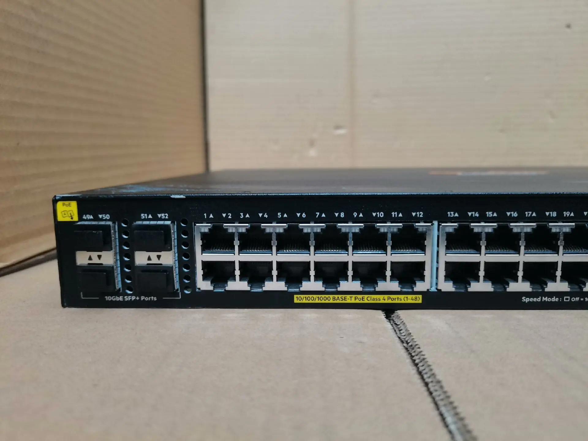 Aruba 6200F Series Switch HPE Aruba 6200F 48G Class4 PoE 4SFP+ 740W Switch JL728A-boxintelecom
