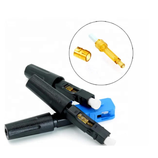 Best Selling sc Apc Upc Optical Fiber Sc/upc Sc/apc Quick Connector Fast Connector for Ftth Network-boxintelecom