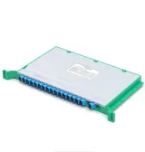 Rack-Mounted Fiber Optic PLC Splitter 1x8/1x16/1x32, Enhanced Thickened Steel Frame SC/UPC