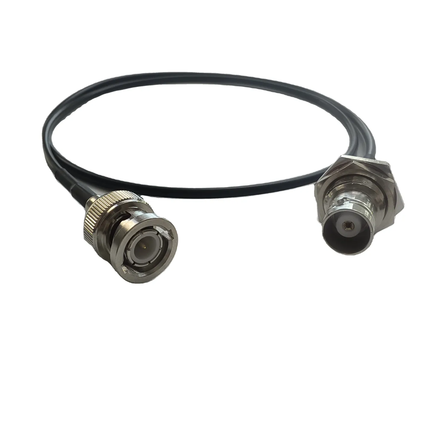 Antenna Relocation Rack Mount Kit - 19 Inches Front Panel 4 Hole Ports with 4 Cables, 24 Inch (BNC Male-BNC Female) SDI Cables-boxintelecom