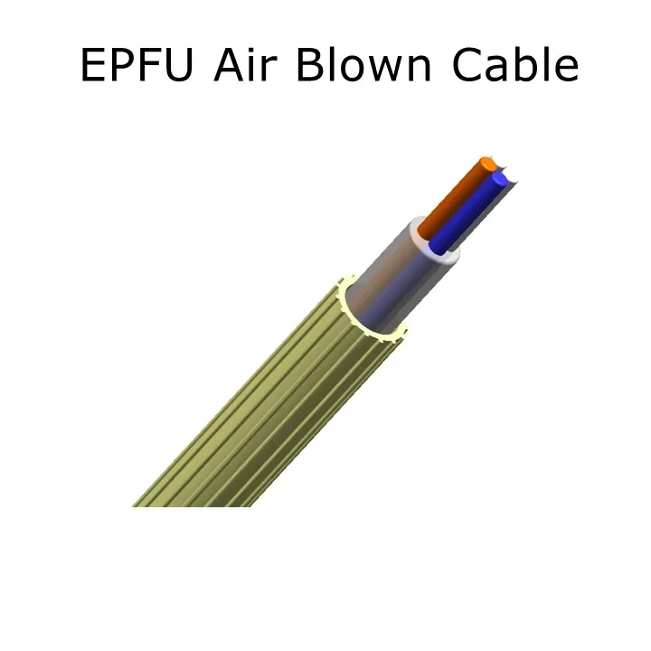 Surfiber 1 Core Air Blown Fiber Optic Cable EPFU Micro Duct for FTTH FTTX Network