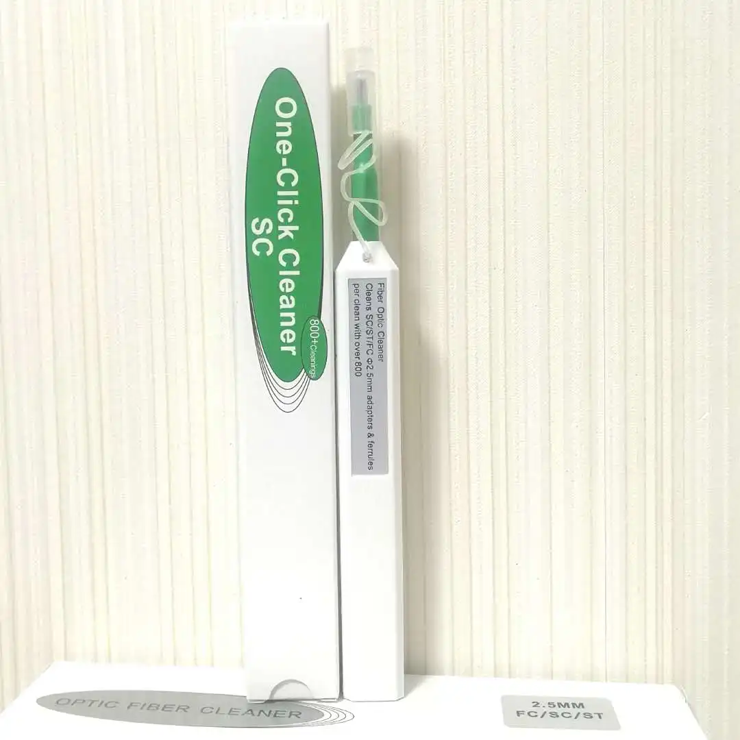 SC One Click Cleaner Fiber Optic Connector Cleaning Tool 2.5mm Universal Connector Fiber O