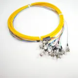 High Quality ST/UPC-12 CORE Pigtail Fiber Optic Patch Cord Cable Qingdao APT FTTH Factory 