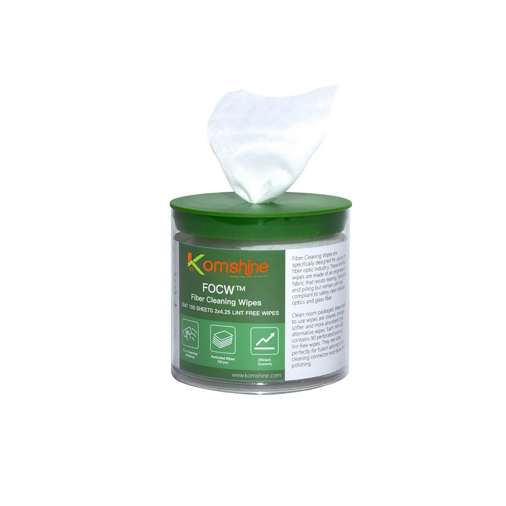 Qingdao APT  Kimtech Fiber Optic Cleaning Stickler Cleaning Fiber Optic  Optical Fiber Cleaning Wipes-boxintelecom
