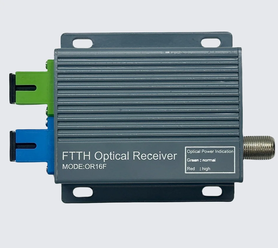 FTTH-OR16F WDM Mini Optical Receiver Optical Node Catv Fiber Optical Receiver  FTTH-OR16F