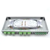 1U Optical Distribution Frame with Separate Panel, Fiber Patch Panel for Telecom and Data 