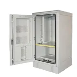 Integrated IP55 Waterproof Dustproof Cold Rolled Steel Powder Coated Outdoor Enclosure for