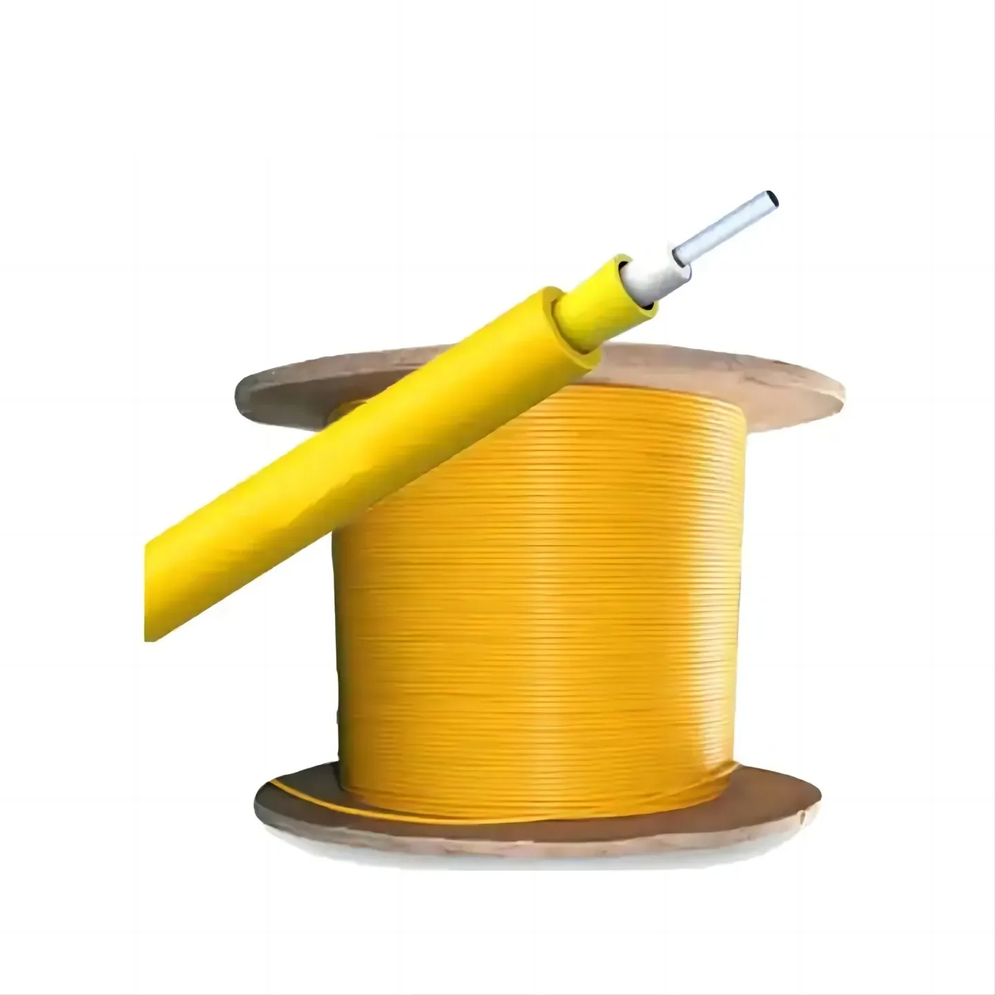 Fiber Optic Cable Indoor Simplex G657b3 Tight Buffered Recovery Cable GJFJV TPU Sheath Hig