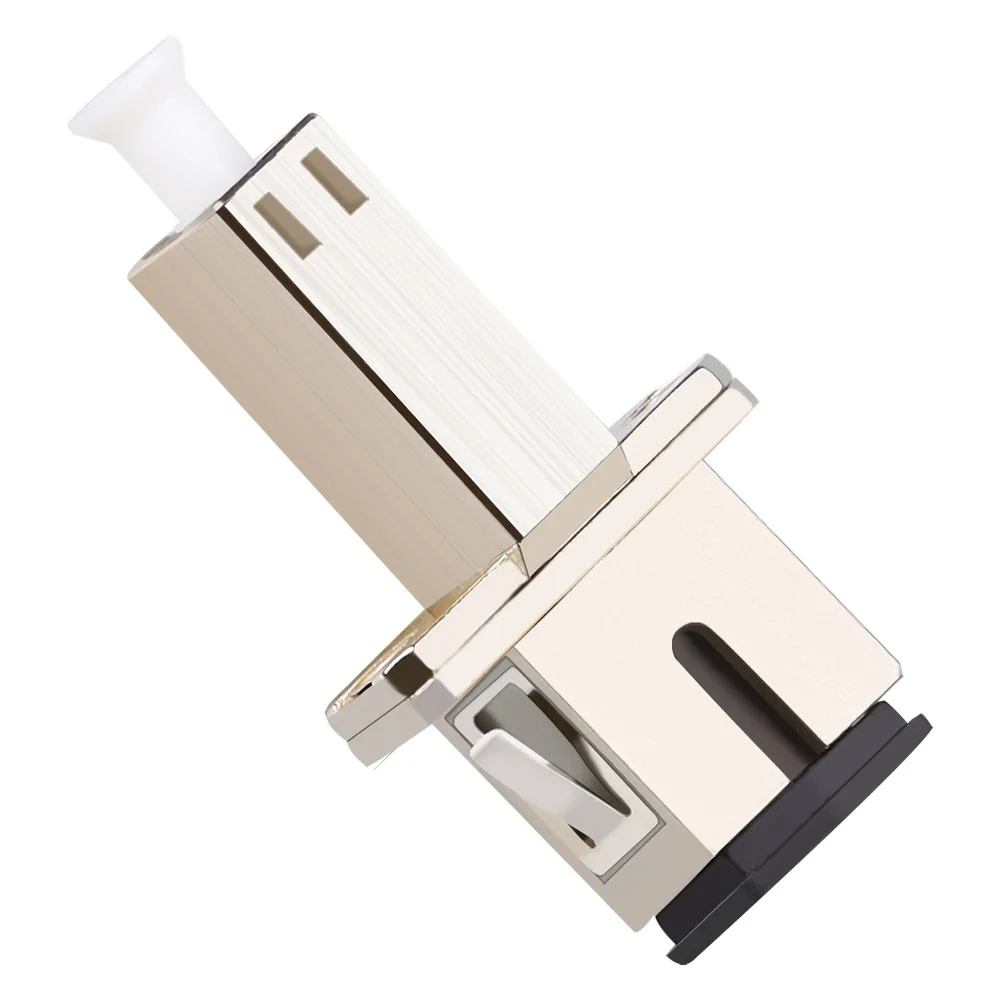 Single-Mode Fiber Optic Converter Sc Female-Lc Female Coupler with Small Square Butt Adapter for FTTH Applications-boxintelecom