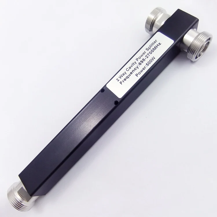 2 Way 7/16 DIN Female 698-2700MHz Cavity RF Power Splitter