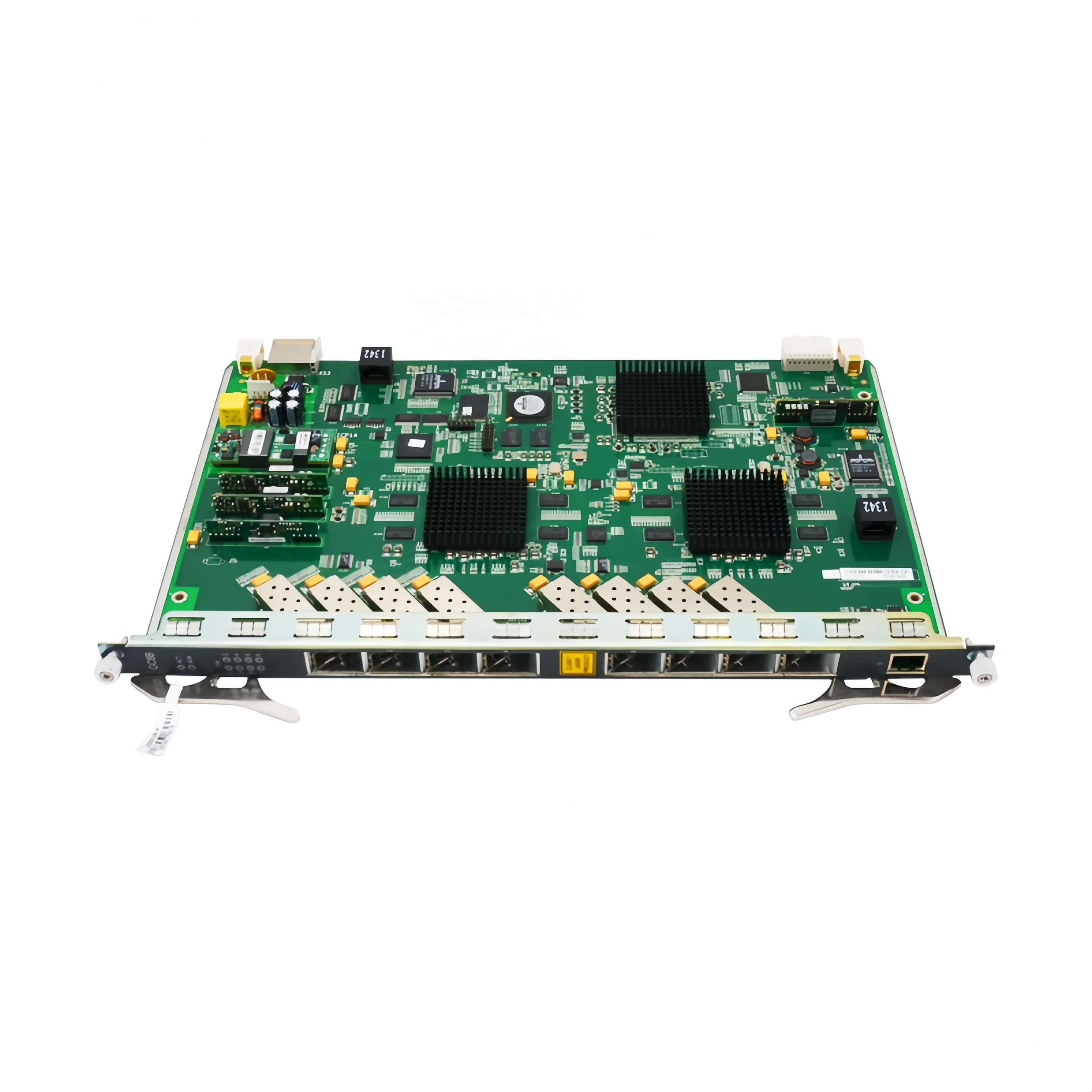 Gc8b 8 Ports EPON GPON Board B+ C+ C++ 1GE SFP Modules for AN5516-01/04/06 OLT SC/PC Interface Green Color-boxintelecom