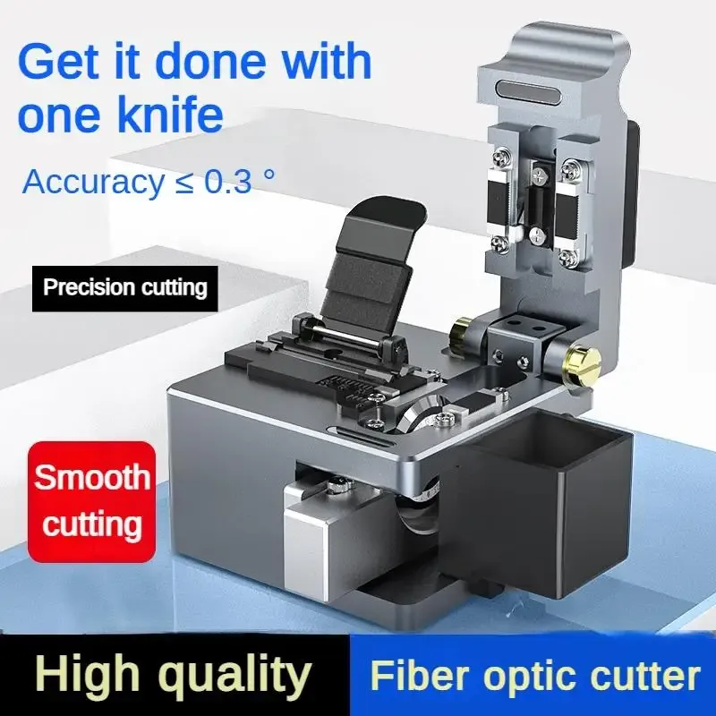 GUAGNYAN Q1 Fiber Optic Cutter Optical Fiber Clever Cutter FTTH Fiber Optic Cleaver Tool