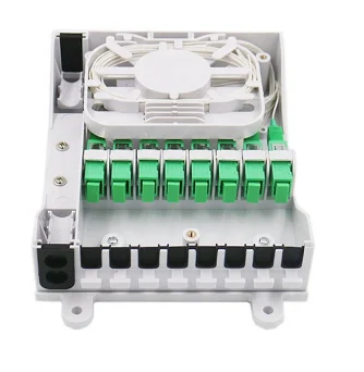 FTTH 8 Core fiber optic terminal box indoor and outdoor 8 ports Mini wall mounted New prod