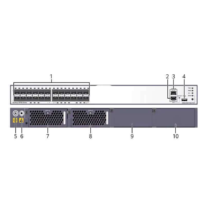 S6700-24-Ei 02352768 S6700 Series 24-Ports 10ge SFP+ 24 Port SFP Enterprise Ethernet Network Switch 0