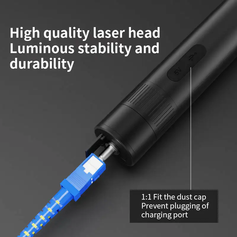 VFL B5S 5mw 15mw 20mw 30mw Metal Rotating Red Laser Pen Fiber Optic Visual Fault Locator Laser Pen Laser Pointer-boxintelecom