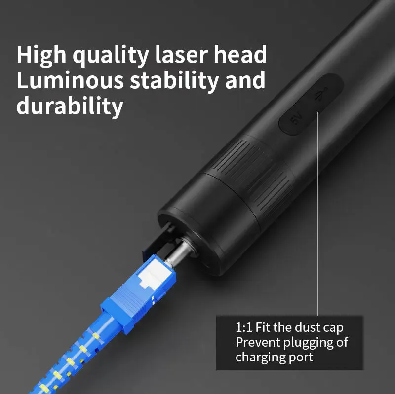 VFL B5S 5mw 15mw 20mw 30mw Metal Rotating Red Laser Pen Fiber Optic Visual Fault Locator Laser Pen Laser Pointer-boxintelecom