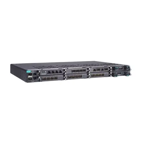 28-Port Rackmount Layer 2 Full Gigabit Modular Managed Industrial Ethernet Switch Moxa PT-