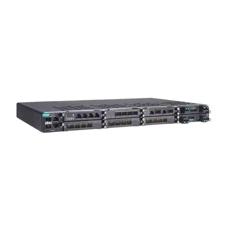 28-Port Rackmount Layer 2 Full Gigabit Modular Managed Industrial Ethernet Switch Moxa PT-