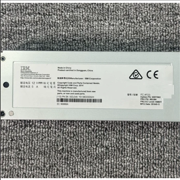 00DJ349 00DJ364 1.2TB SAS HDD FC AF23 Fiber Channel 10K RPM 2.5-inch HDD for Storwize V500