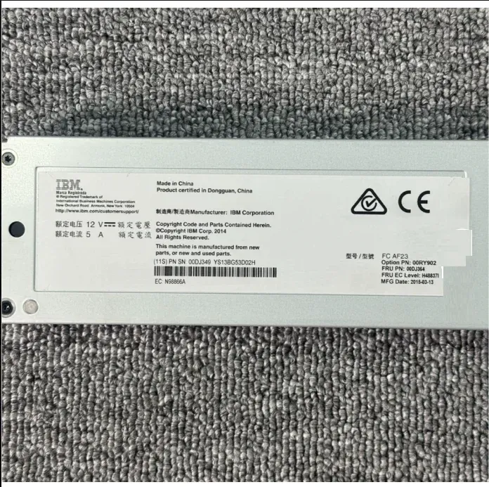 00DJ349 00DJ364 1.2TB SAS HDD FC AF23 Fiber Channel 10K RPM 2.5-inch HDD for Storwize V500