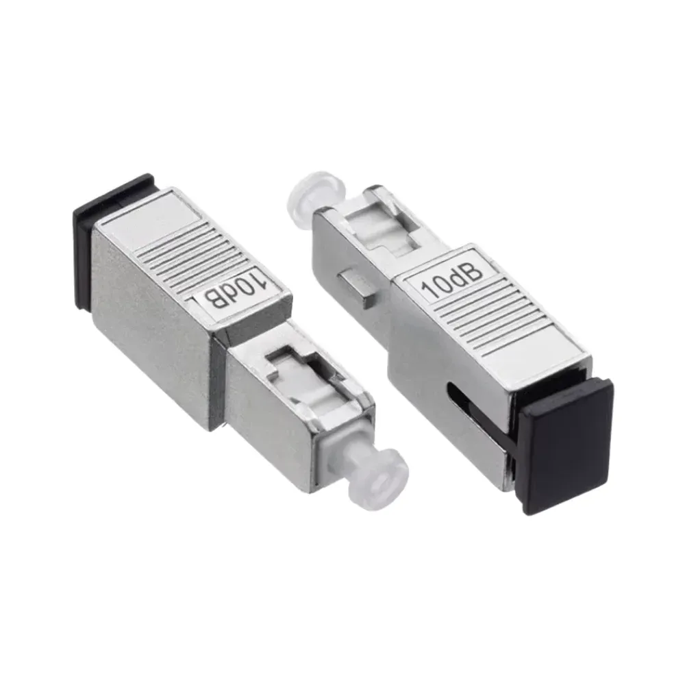 Single Mode Optical Fiber Attenuator 0-30dB SC/UPC Male-Female Coupler Adapter with Flange Used for FTTH 3G Networks-boxintelecom