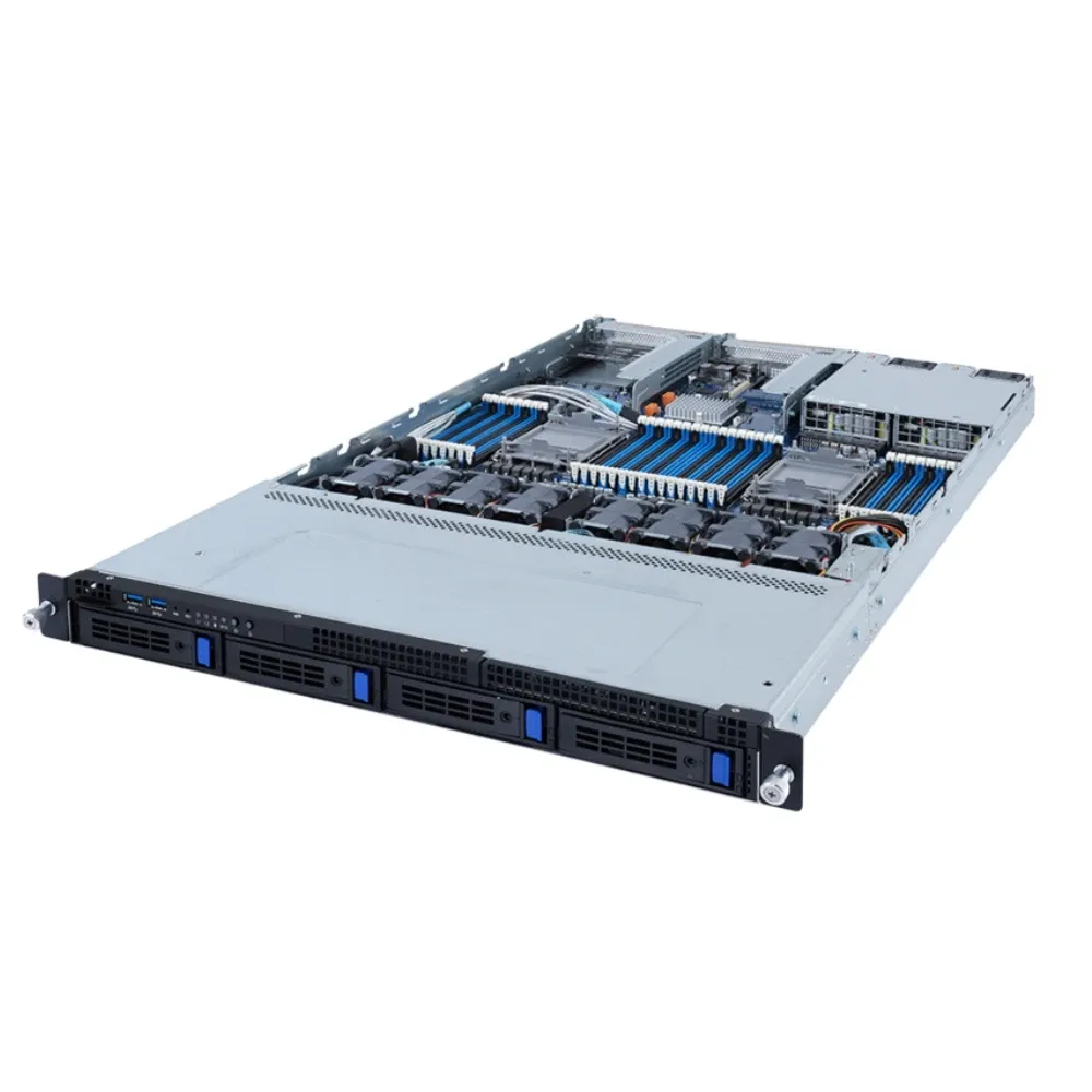 Hot Sale Gigabyte R182-340 1U Rack with 3rd Gen Intel Xeon Scalable Processor 4-Bay SATA/S