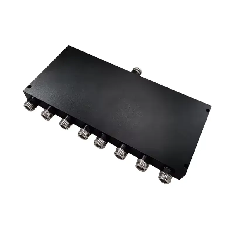 boxin UHF 8 Way Wilkinson Power Splitter 400-450MHz Low VSWR 50W 8 Way Power Splitter with N-F