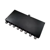 boxin UHF 8 Way Wilkinson Power Splitter 400-450MHz Low VSWR 50W 8 Way Power Splitter with