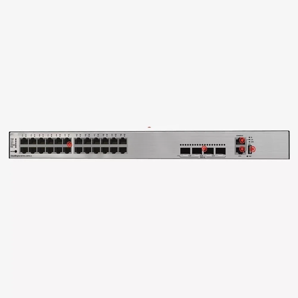 Best Price S5735-L1Series 4*10/100/1000BASE-T 4*GE SFP ports, PoE+, AC power S5735-L24P4S-A1 2