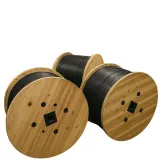 ASU Series Self-Supporting Fiber Optic Cable 2 Core HDPE Sheath FRP Strength 80/100/120m S