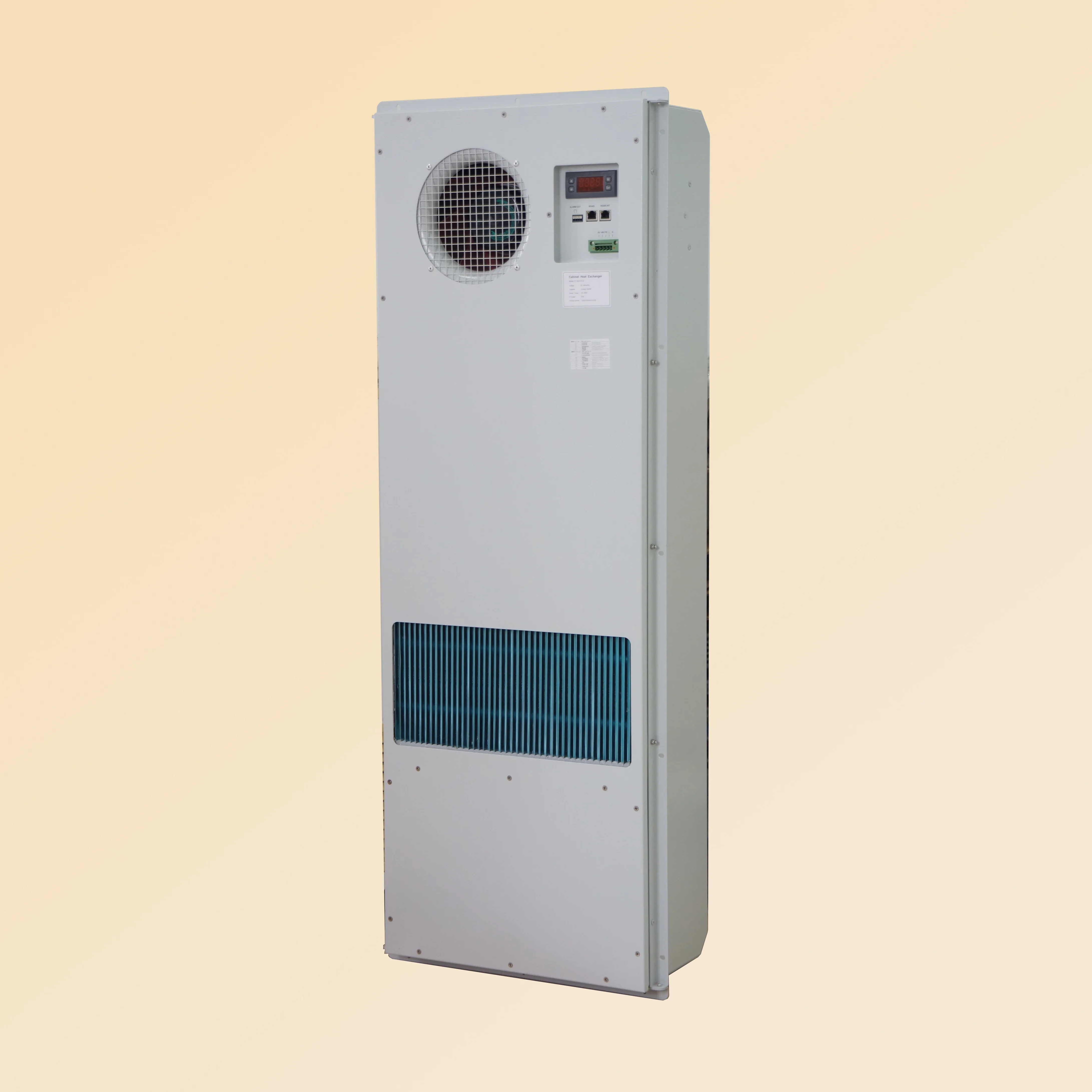 200 W/K 48VDC Heat Exchanger Air to Air Cooling System for Outdoor Telecom Cabinet Enclosure-boxintelecom